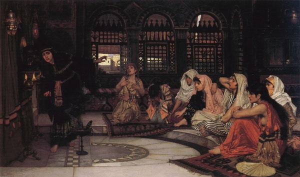 John William Waterhouse Consulting the Oracle oil painting image